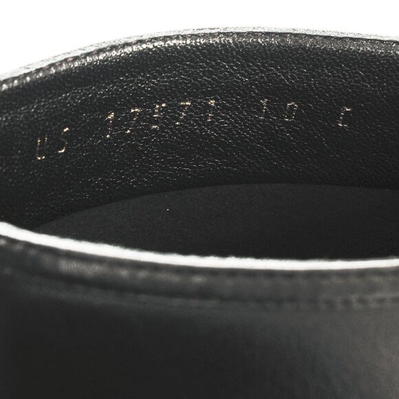 Salvatore Ferragamo Atri Glossy Cap Toe Black Leather Ankle Boot - Picture 10 of 11